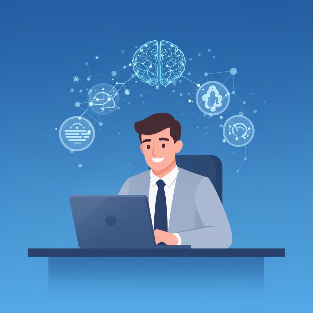 Team of professionals working on a web project