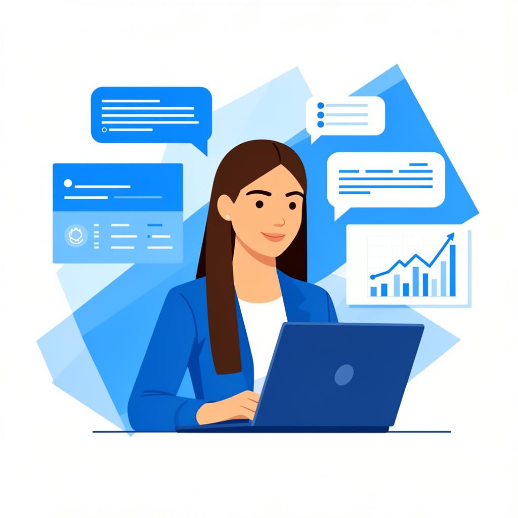 Team of professionals working on a web project